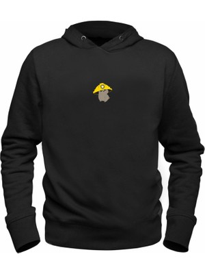 Alfa Tshirt Animal Köstebek Dijital Baskılı Çocuk Siyah Sweatshirt
