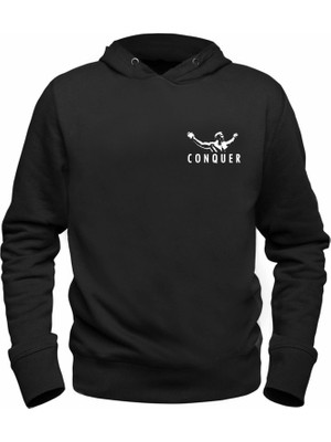 Alfa Tshirt Arnold S. Baskılı Çocuk Siyah Sweatshirt