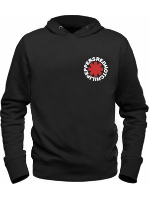 Alfa Tshirt Red Hot Chilli Peppers Baskılı Çocuk Siyah Sweatshirt