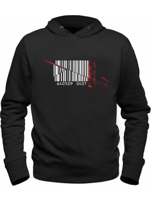 Alfa Tshirt Hitman Çocuk Siyah Sweatshirt