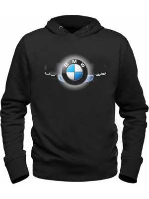 Alfa Tshirt Bmw M Tasarımlı Dijital Baskılı Çocuk Siyah Sweatshirt