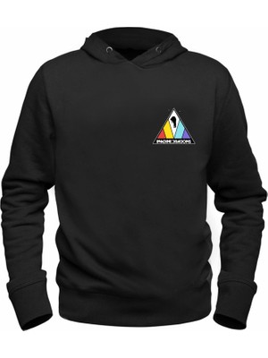 Alfa Tshirt Image Dragons Çocuk Siyah Sweatshirt