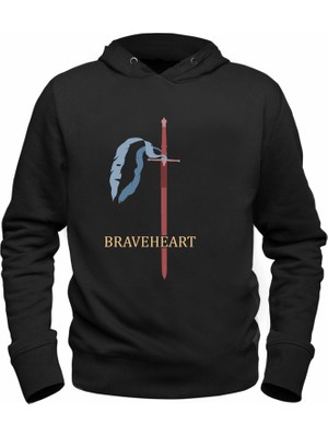 Alfa Tshirt Braveheart Çocuk Siyah Sweatshirt