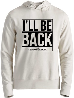 Alfa Tshirt Terminatör Baskılı Ekru Çocuk Sweatshirt