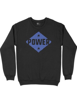 Cix Mavi Power Siyah Sweatshirt