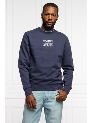 Tommy Hilfiger Erkek Twilight Navy Sweatshirt