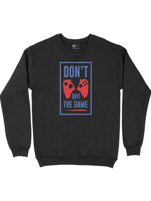 Cix Yeşil Don't Quit The Game Siyah Sweatshirt