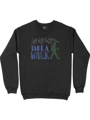 Cix Taka A Walk Siyah Sweatshirt