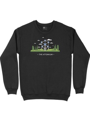 Cix Brüksel Atomium Siyah Sweatshirt