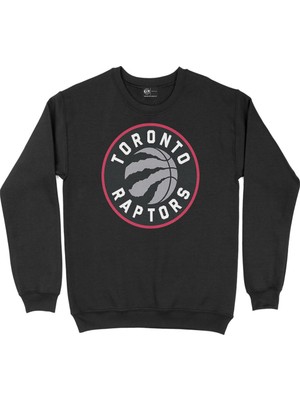 Cix Toronto Raptors Siyah Sweatshirt