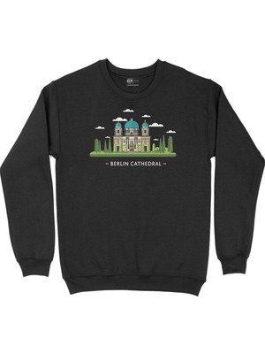 Cix Berlin Katedrali Siyah Sweatshirt
