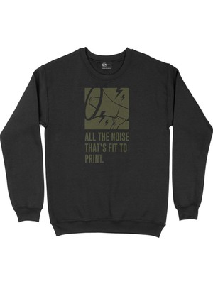 Cix All The Noise Siyah Sweatshirt