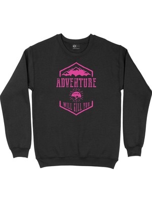 Cix Kahverengi Adventure Siyah Sweatshirt