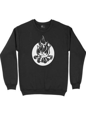 Cix Campers Bag Siyah Sweatshirt
