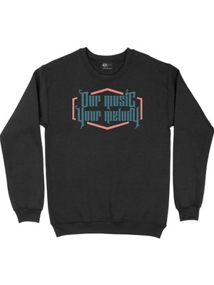 Cix Our Muic Your Melody Siyah Sweatshirt