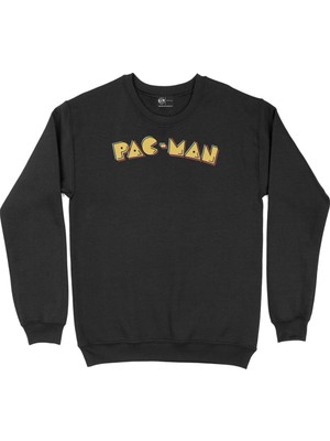 Cix Pacman Siyah Sweatshirt