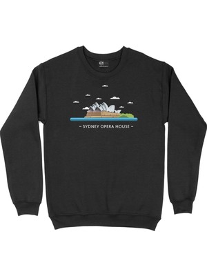 Cix Sidney Opera Binası Siyah Sweatshirt