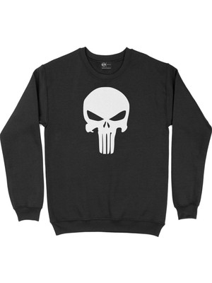 Cix The Punisher Siyah Sweatshirt