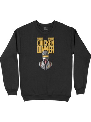 Cix Winner Winner Chicken Dinner Siyah Sweatshirt