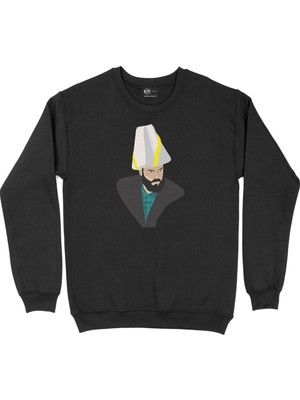 Cix Osmanlı Veziri Siyah Sweatshirt