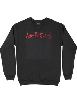 Cix Alice In Chains Siyah Sweatshirt