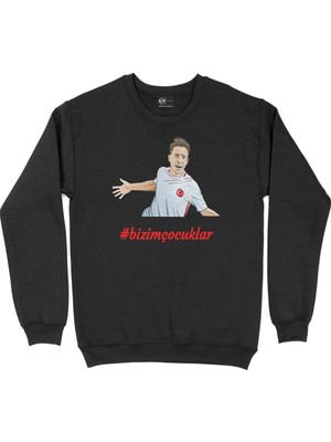Cix Türkiye Milli Takım Taraftar Siyah Sweatshirt