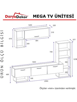 Derya Dekor Mega Tv Ünitesi