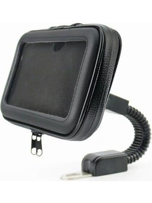 Profisher Motosiklet Aynasına Monte Telefonu Tutucu Su Geçirmez Kılıf 150*85MM