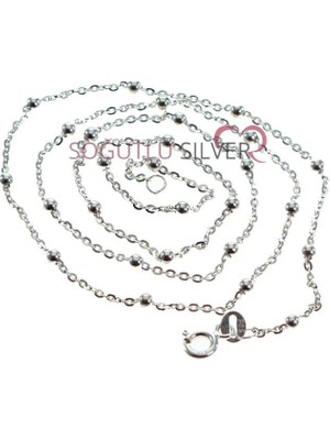 Söğütlü Silver Top Top  Gümüş Zincir Rodaj(Toplu Zincir)