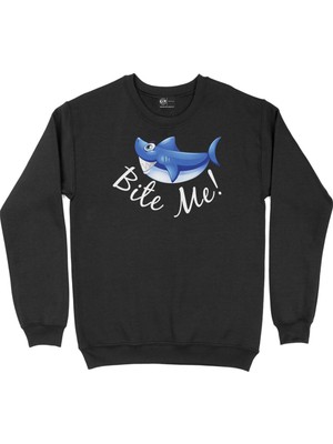 Cix Bite Me Siyah Sweatshirt