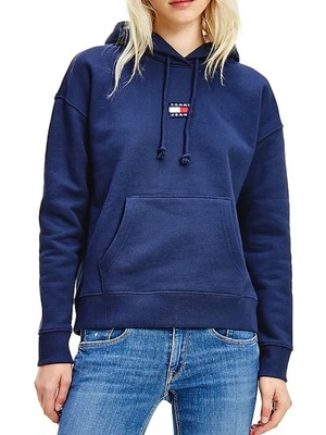 Tommy Hilfiger Kadın Twilight Navy Sweatshirt