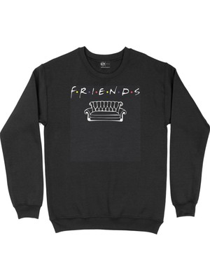 Cix Friends Koltuğu Siyah Sweatshirt