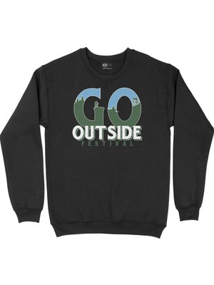 Cix Outside Festival Siyah Sweatshirt