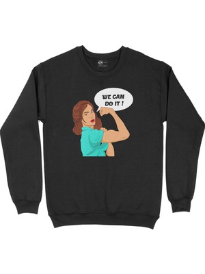 Cix Girl Power Siyah Sweatshirt
