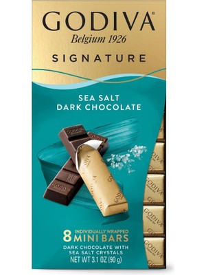 Godiva Mini Bars Deniz Tuzlu Bitter Stick 8'li