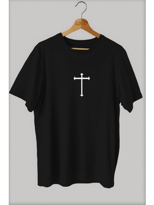 Glorified Haç Baskılı Oversize T-Shirt ( Tişört ) Cotton