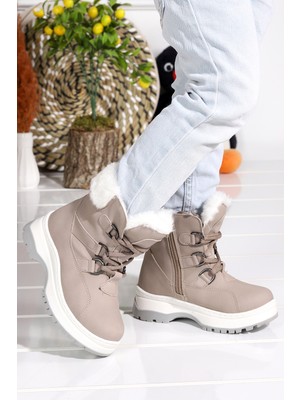 Vicco 946.21K.240 Alexis Içi Termal Kürk Bağcıklı Kız Çocuk Bot Ayakkabı