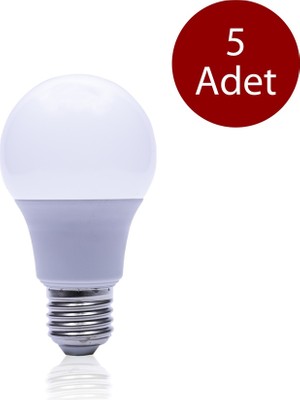 Sylvania 8,5W LED Ampul E27 Duylu 6500K  806 Lümen Beyaz Işık 5 Adet