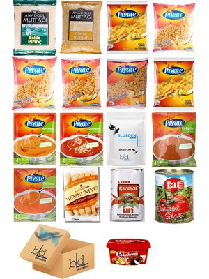 Blueden Yardım Hediye Kumanya Paketi 17 Parça 130 Nolu Paket