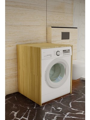 Ünüvar Konsept Çamaşır Makinesi Alt Dolabı - Meşe
