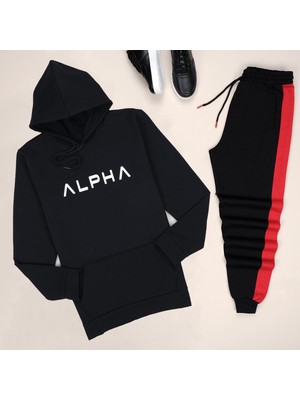 Trendy Passion Siyah Alpha Eşofman Takımı