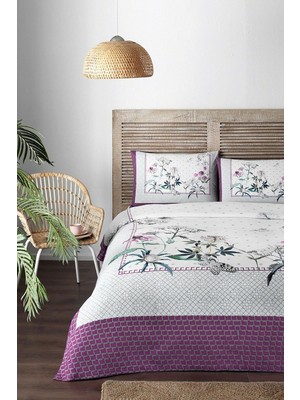 Özdilek Çift Kişilik Ranforce Pike Takımı Coneflower Beyaz