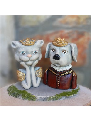 Bulut Kütüklü Kedi Köpek Saksı Set