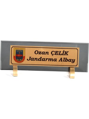 CLK İsme Özel Süblimasyon Baskı Altın Camsız İsimlik