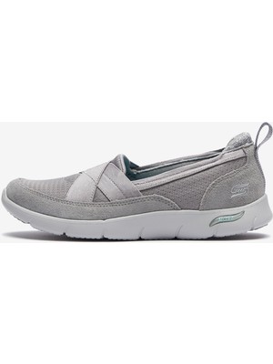 Skechers Arch Fit Refine Kadın Gri Günlük Ayakkabı 104270 Gry