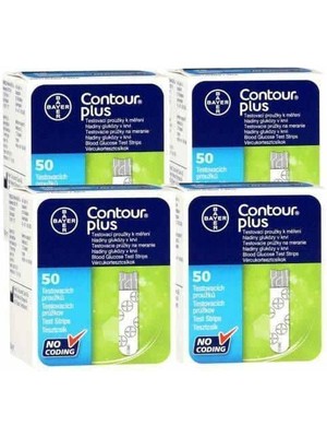 Contour Plus Strip  Şeker  Çubuğu (50lık ) 200 Adet