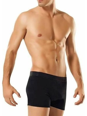 Tutku Erkek Elastan Likralı Boxer 3'lü Paket - 0114  - Tutku - Siyah - Xl