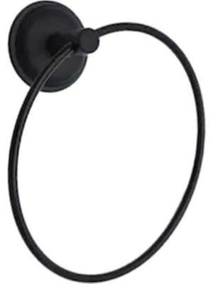 SLN Siyah Yuvarlak Havluluk