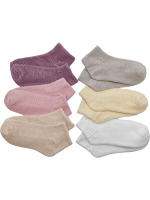 Passion Socks Yumuşak Soft Renkli Polar (Ters Havlu) Kısa Soket Çorap