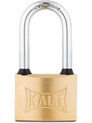 Kale Kilit Sarı Pirinç Asma Kilit - Uzun Kanca